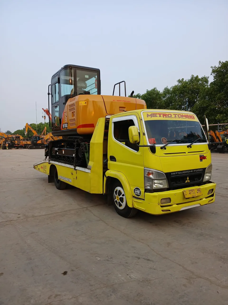 Sewa excavator Bali – unit JKR aktif di lokasi proyek – foto 68